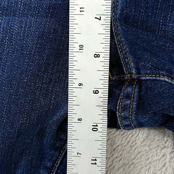 Frame Le Garcon Skinny Jeans 28(30) Distressed Mid Rise Medium Wash 27 Inseam - Picture 6 of 14